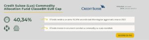 Credit Suisse (Lux) Commodity Allocation Fund ClasseBH EUR Cap