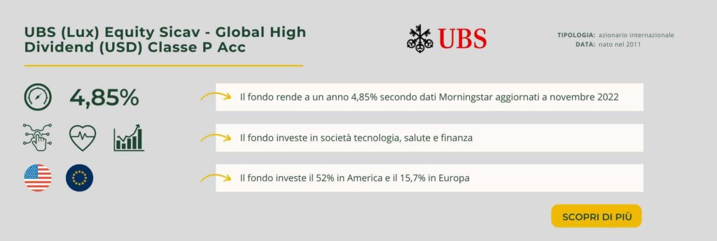 UBS (Lux) Equity Sicav - Global High Dividend (USD) Classe P Acc